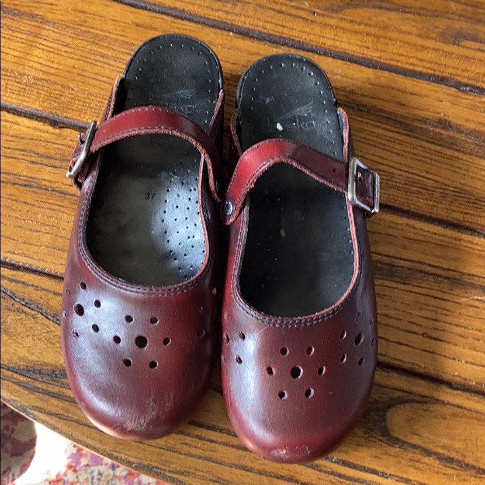 Dansko Clogs, Red Size 37 - image 1